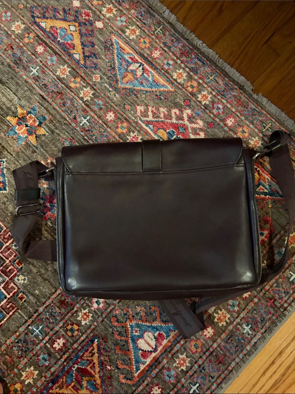 Salvatore Ferragamo smooth dark